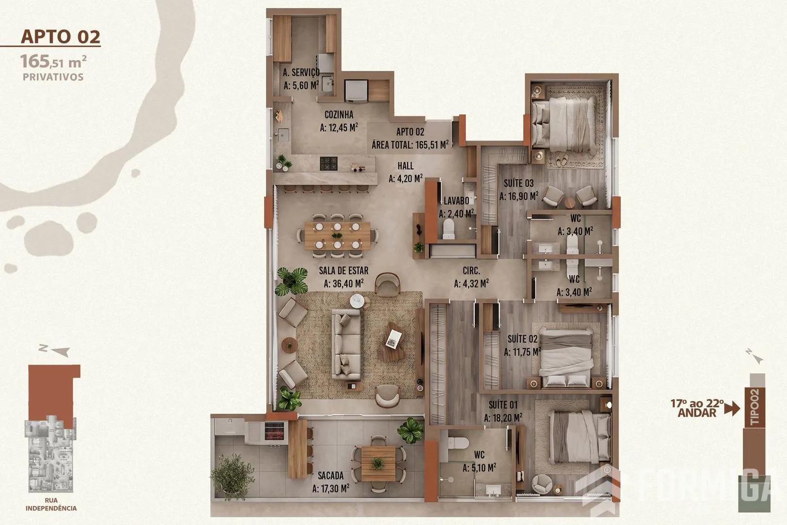 Foto 4 de apartamento em Chapecó