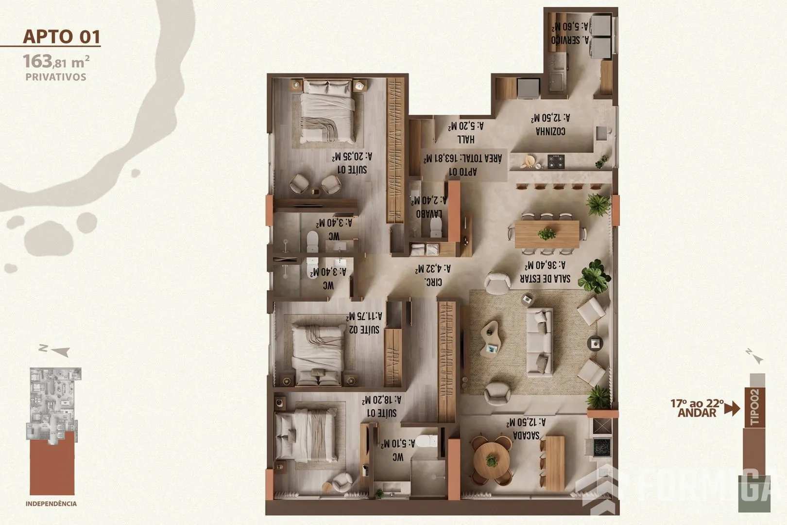 Foto 4 de apartamento em Chapecó