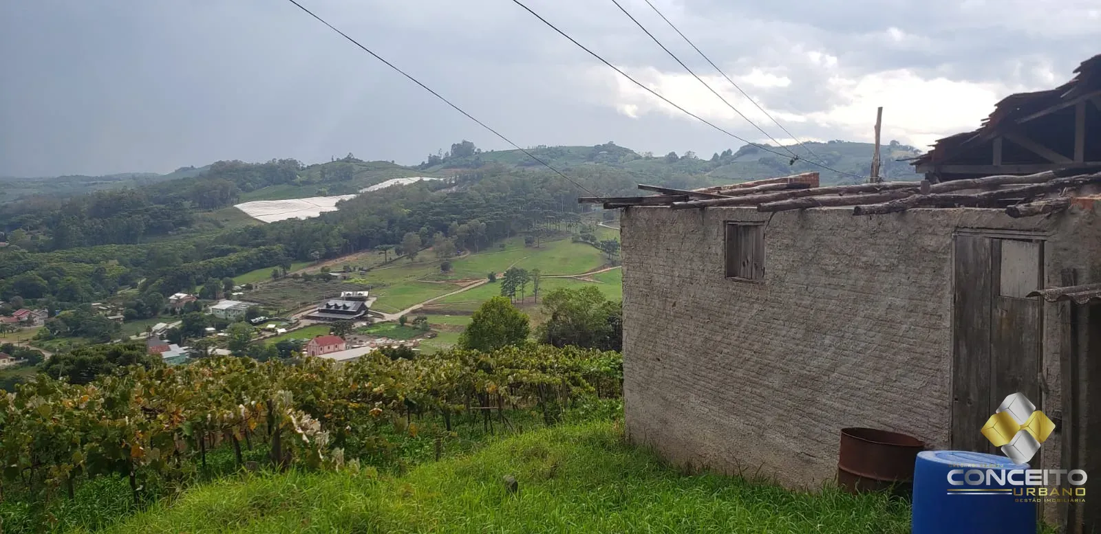 Área de terras para atividade comercial