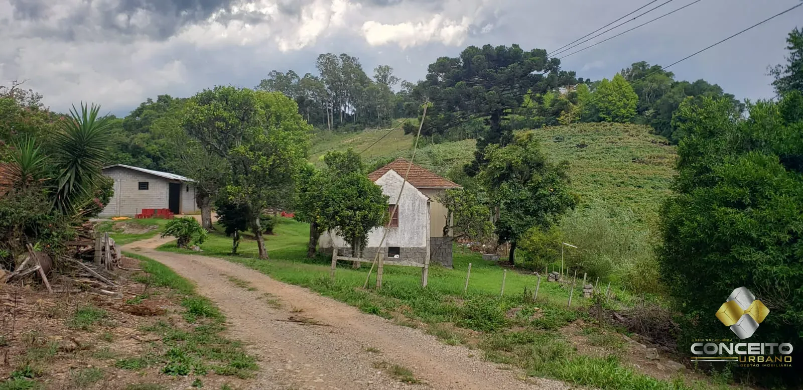 Área de terras para atividade comercial