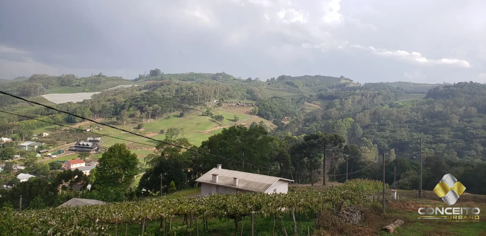 Área de terras para atividade comercial