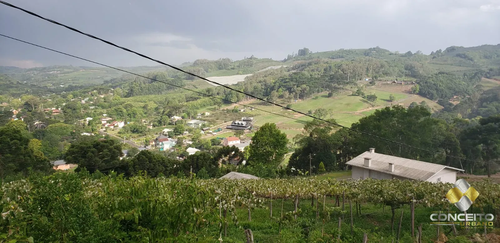 Área de terras para atividade comercial