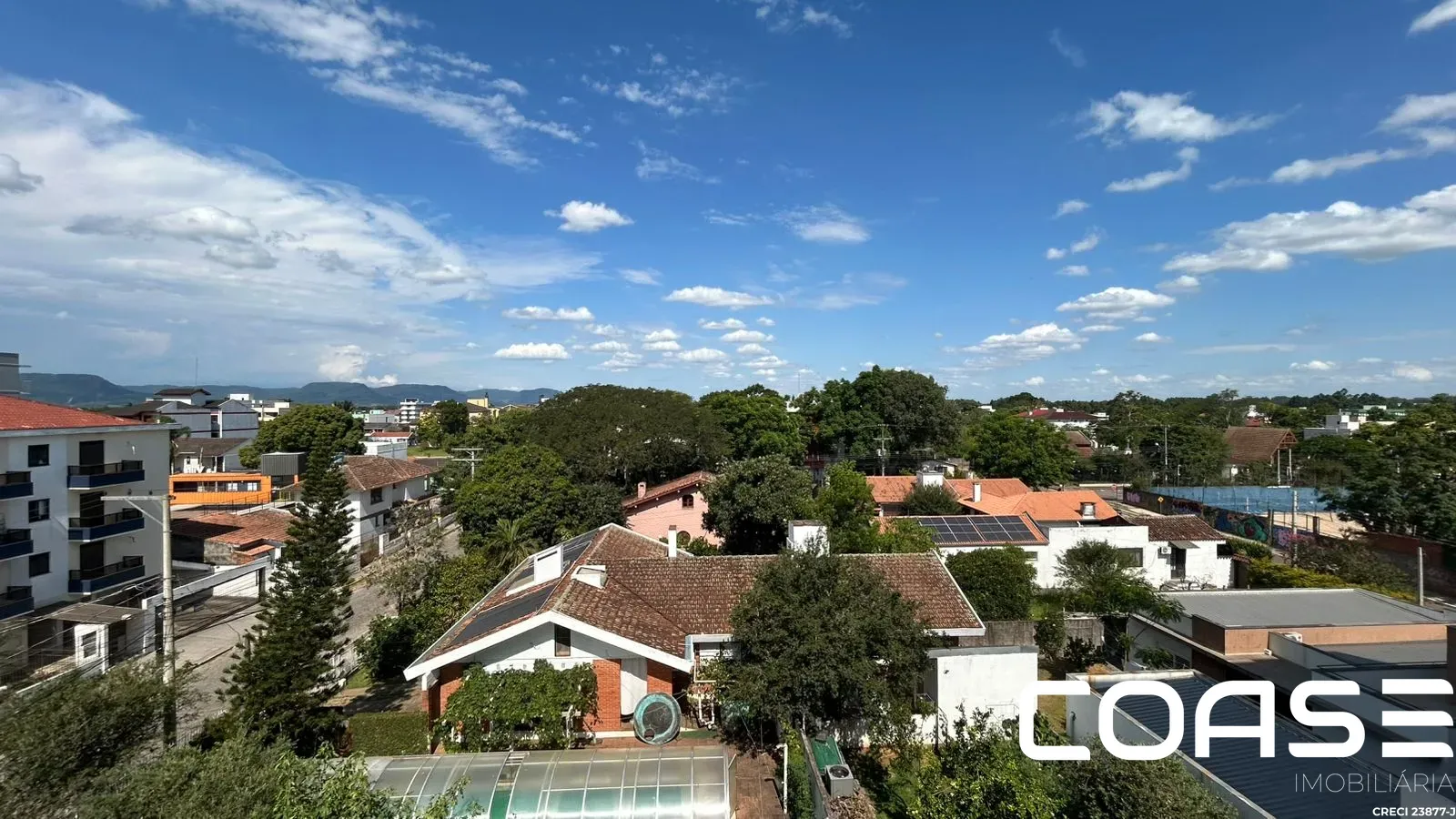 Vista dos dormitórios