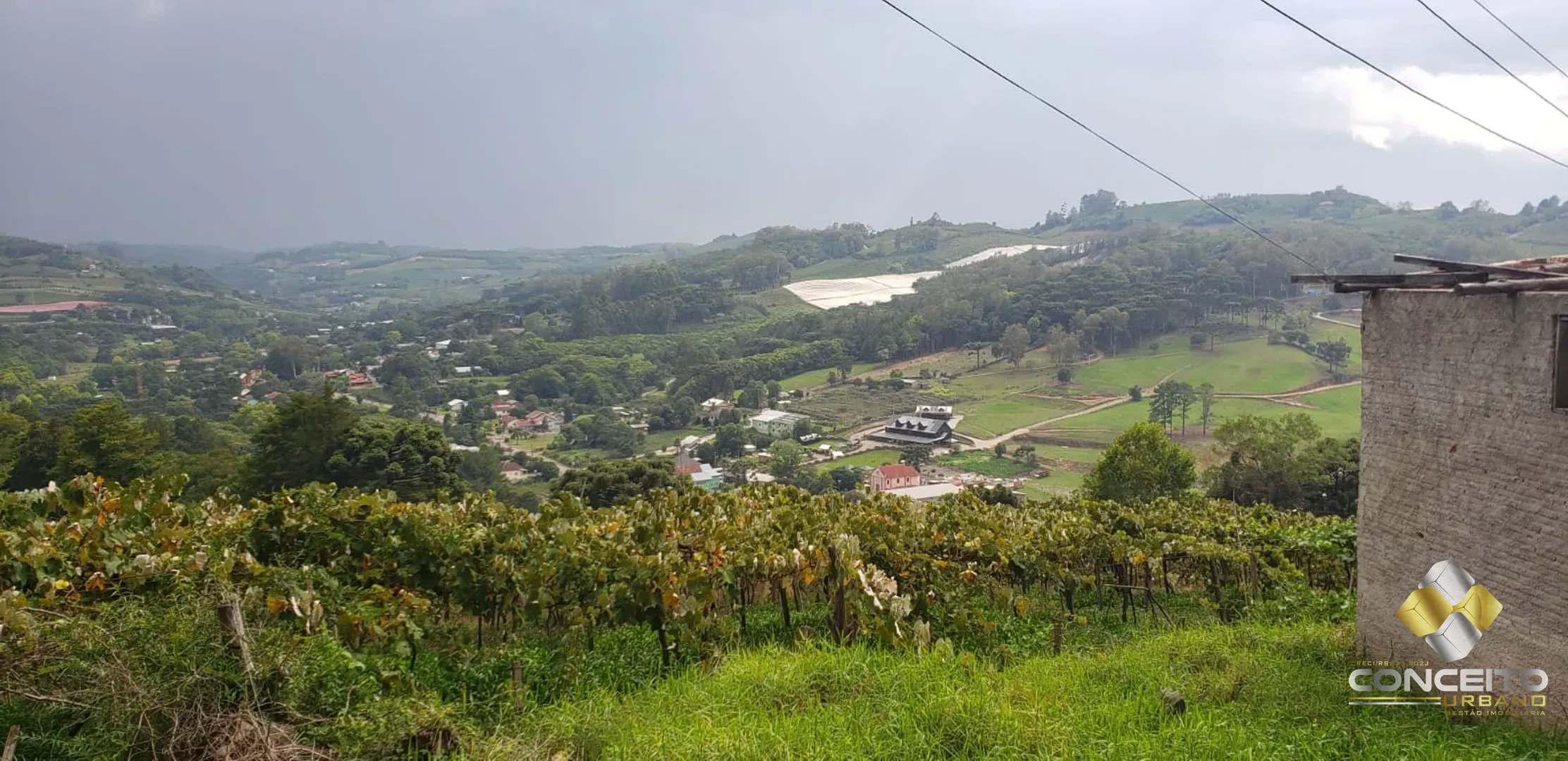 Área de terras para atividade comercial