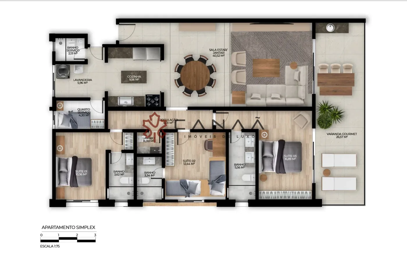 Planta apt simples
