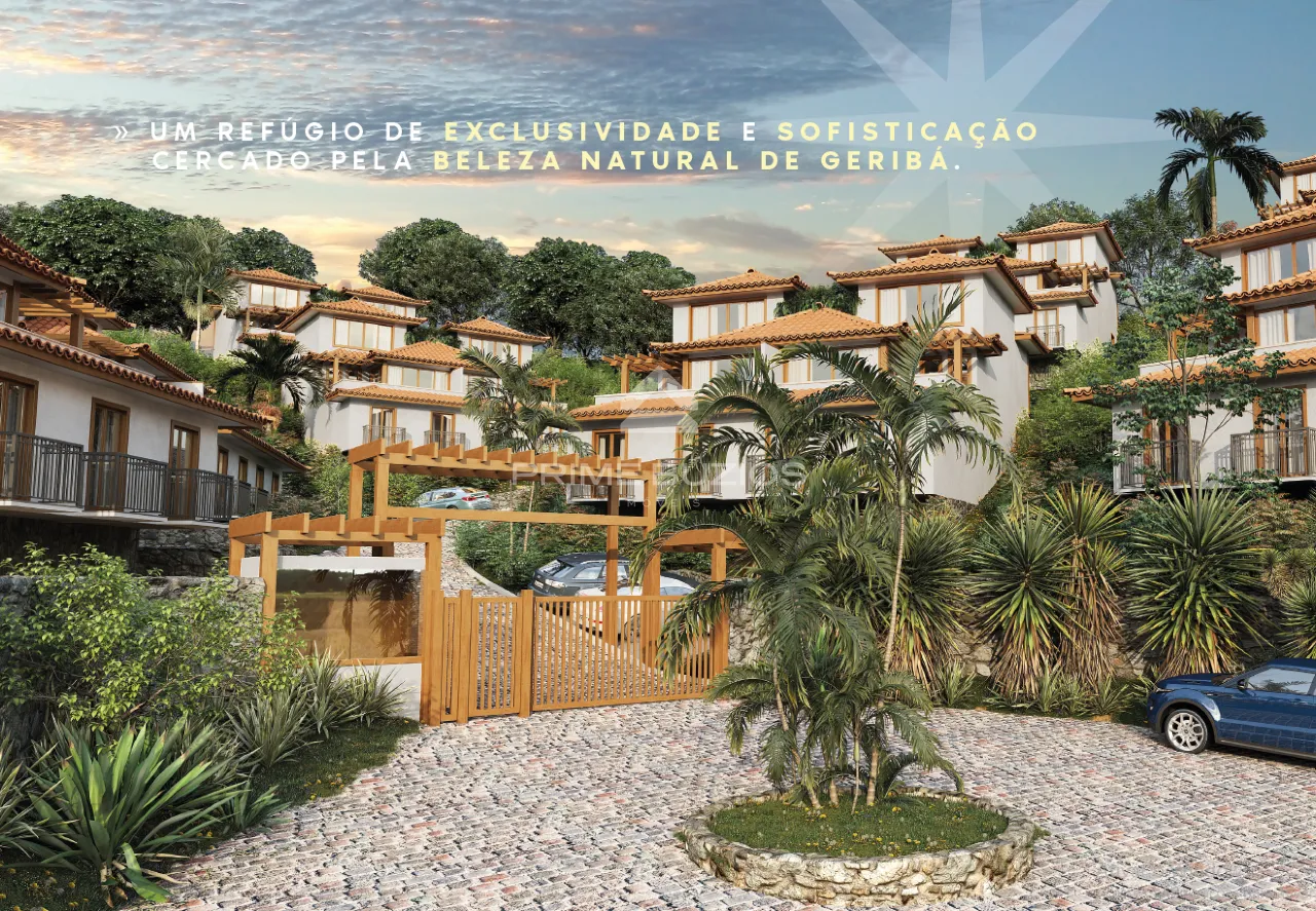 Gated community house for sale, 4 bedrooms, 4 suites, 2 parking spaces, Geribá – Armação dos Búzios/RJ