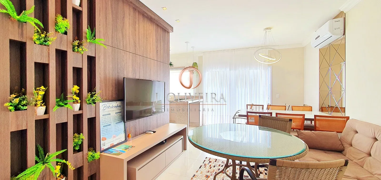 Sala de Tv - Cobertura 203B - Mariscal - Bombinhas - Santa Catarina - Locação - Praia - Mar - Férias
