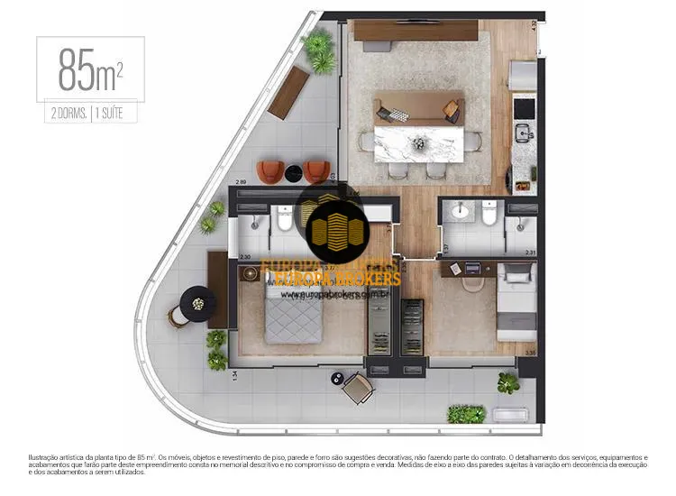 PLANTA 85m²