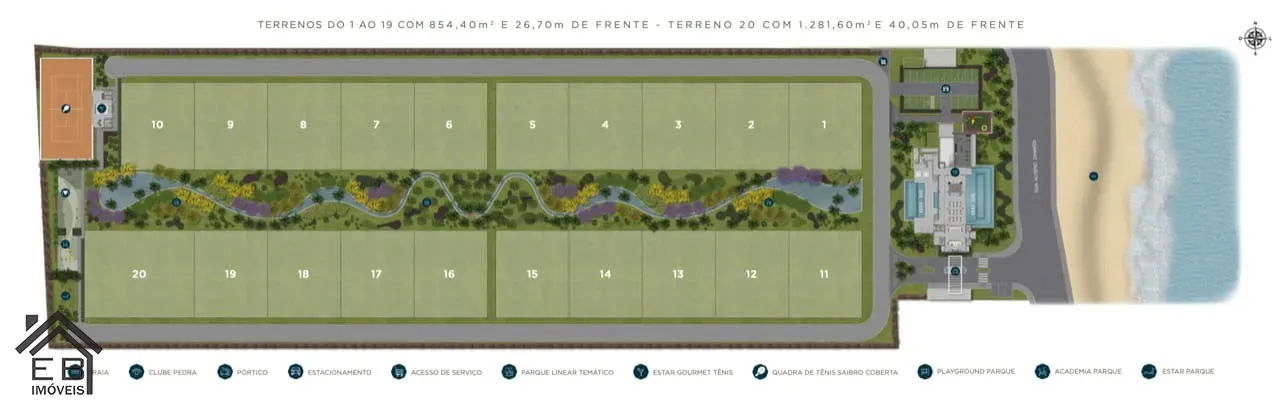 Terreno á venda, Lançamento Pedra em Torres/RS