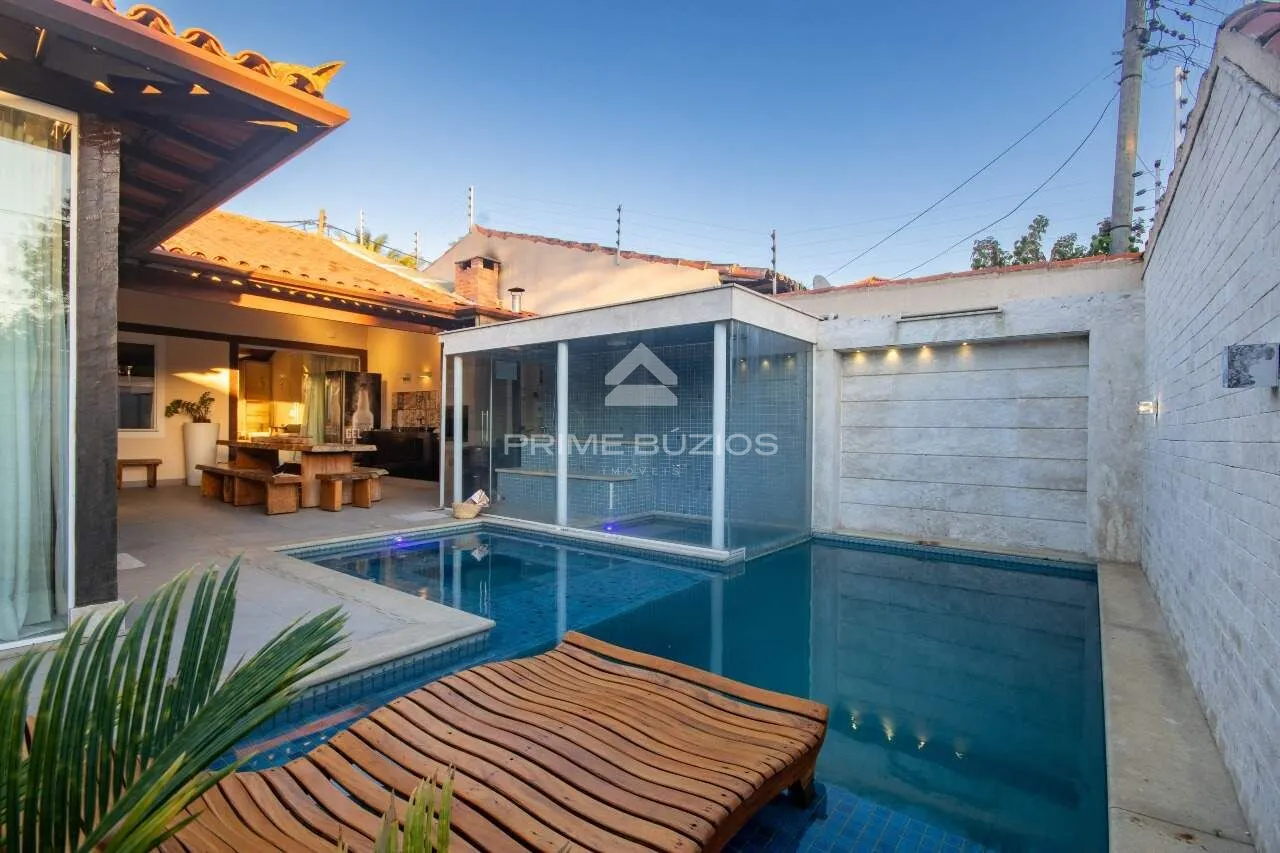 Casa a venda, 5 quartos, 4 suítes, 2 vagas, Geribá – Armação dos Búzios/RJ