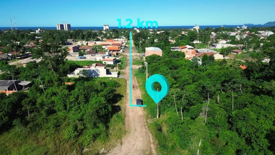 Terreno em Itapoá-SC com 192m² por R$90.000,00