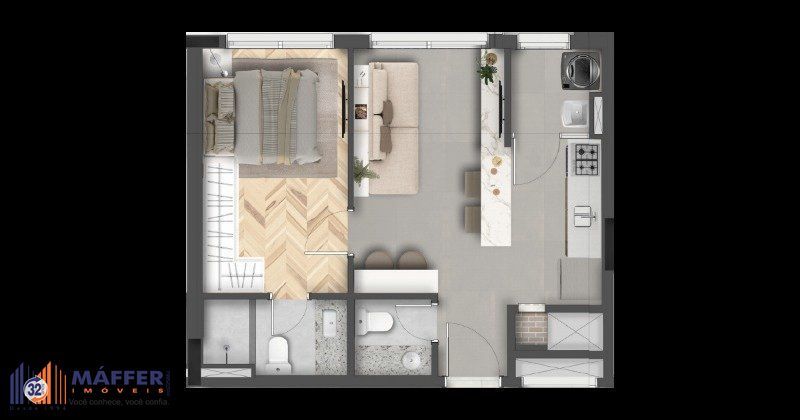 Apartamento, 1 quarto, 43 m² - Foto 25