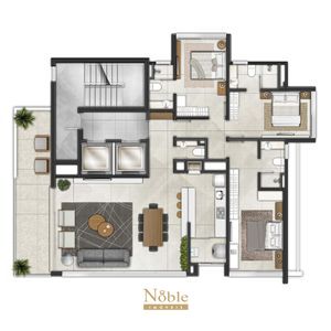 Apartamento com 139m², 3 dormitórios, 3 suítes, 2 vagas no Di milano em Torres para Comprar