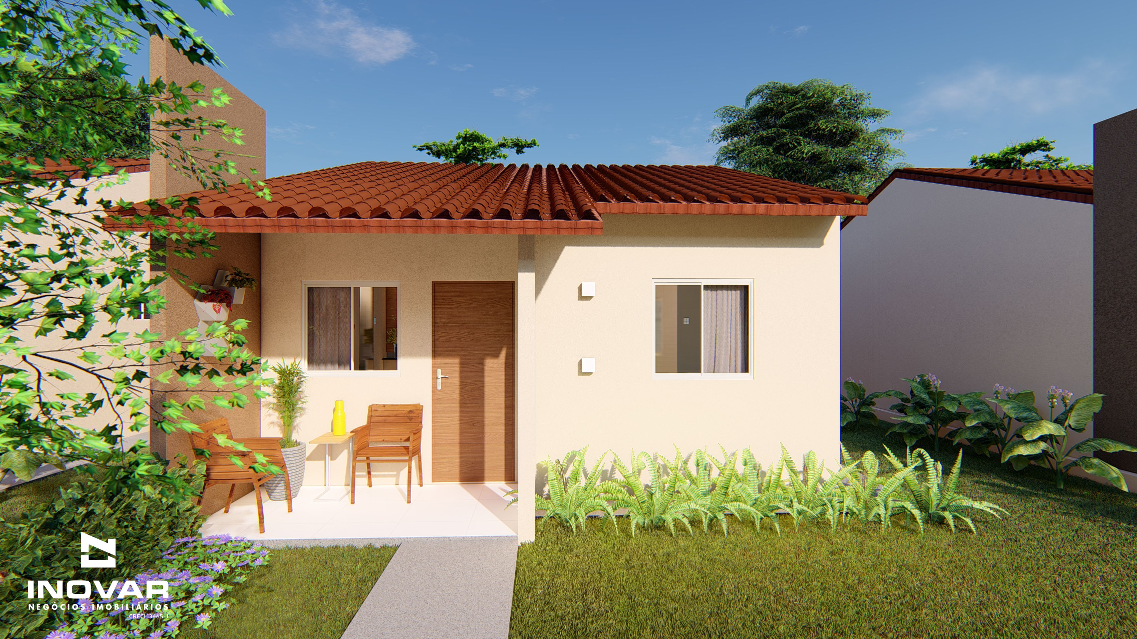 Casa, 2 quartos, 54 m² - Foto 1