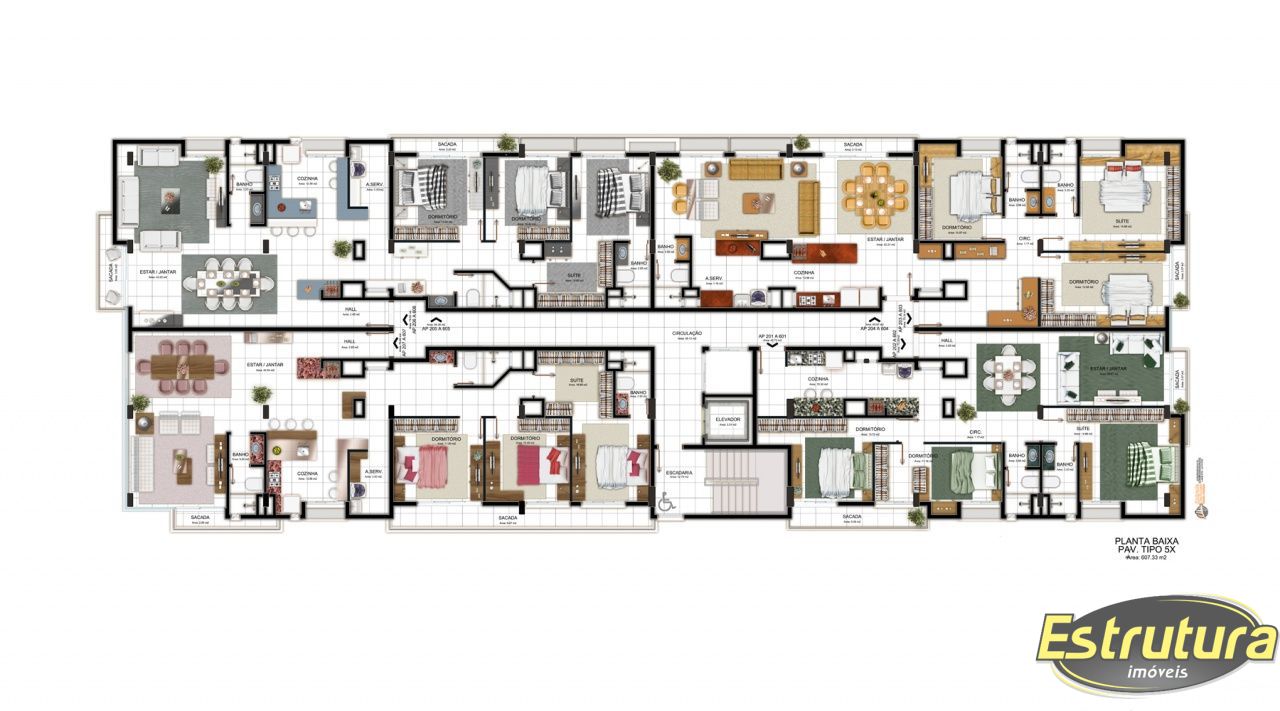 Apartamento com 3 Dormitórios à venda, 77 m² por R$ 403.494,00
