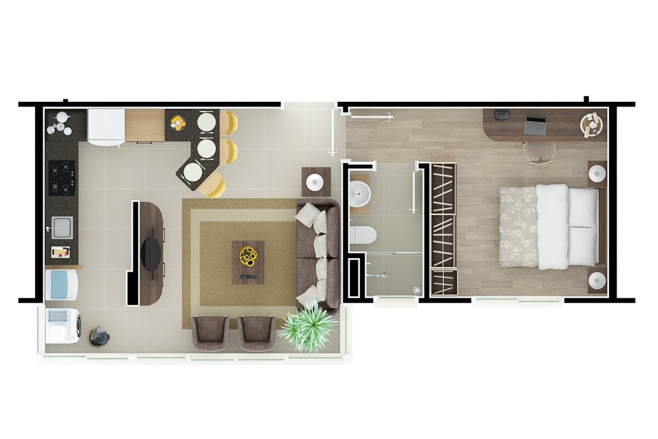 Apartamento com 1 Dormitórios à venda, 43 m² valor a combinar