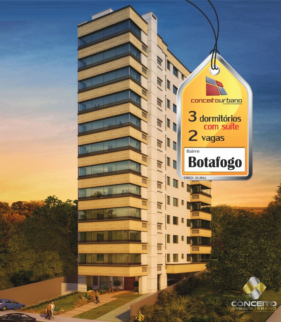 Apartamento  venda  no Botafogo - Bento Gonalves, RS. Imveis