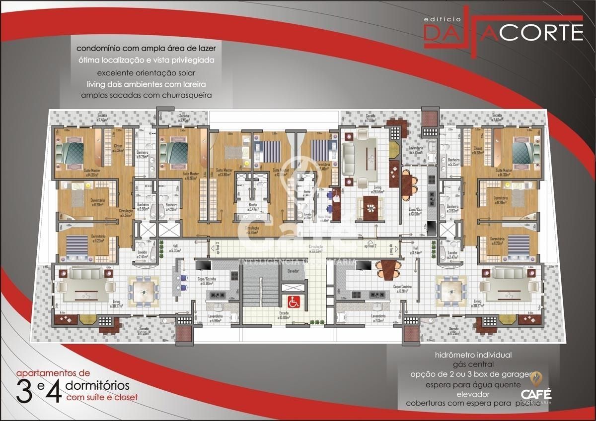 Apartamento, 4 quartos, 164 m² - Foto 2
