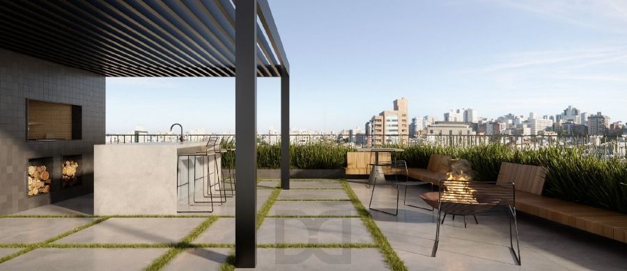 Apartamento Novo, studio grande com 45,97m² privativos, mobiliado, leste norte, vista, junto ao parcão e zafari cabral — foto 17