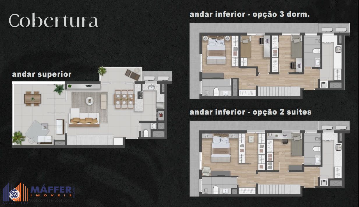 Cobertura, 3 quartos, 163 m² - Foto 4