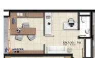 Sala-Conjunto, 37 m² - Foto 7