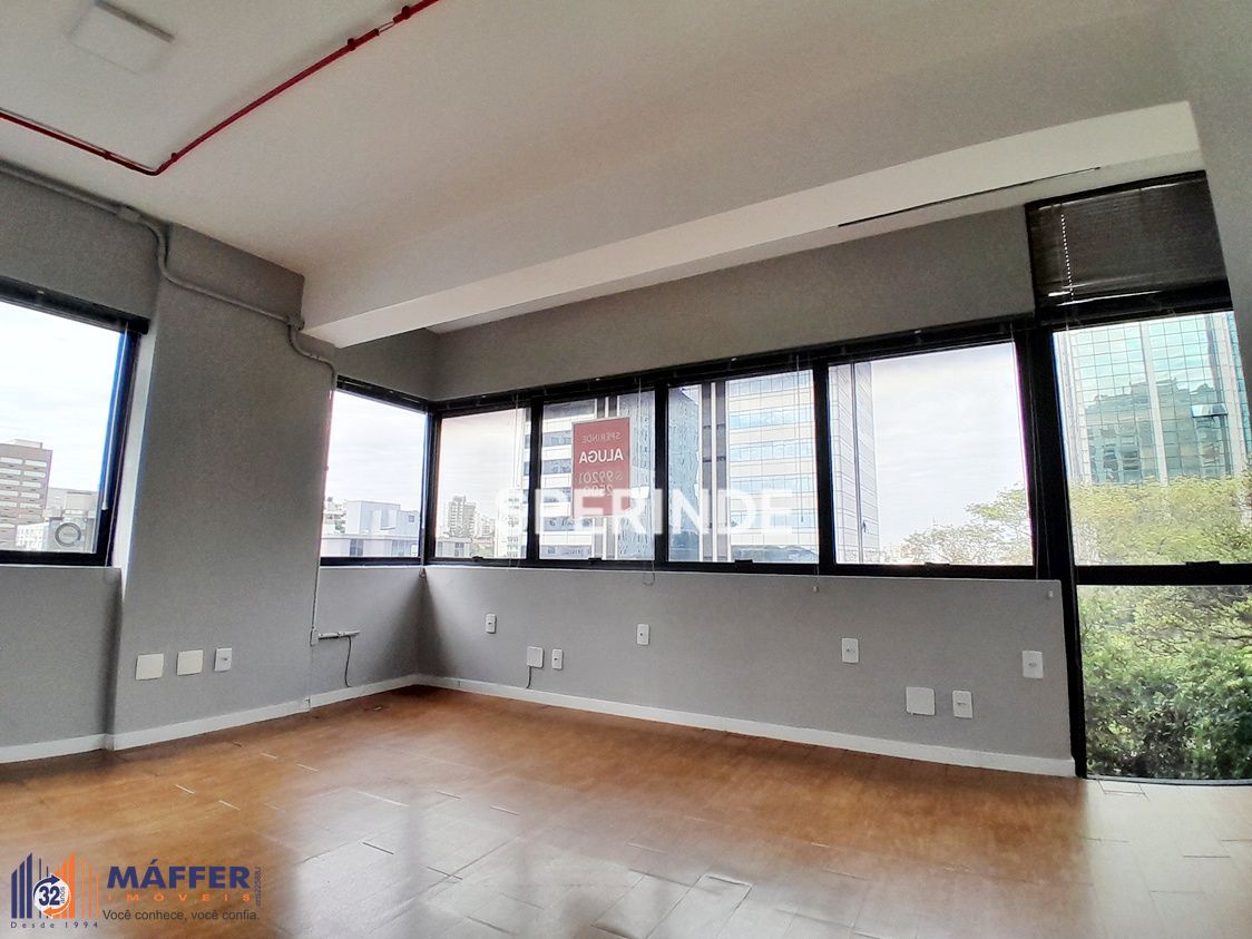 Sala comercial na Av Carlos Gomes, 39m², garagem, portaria