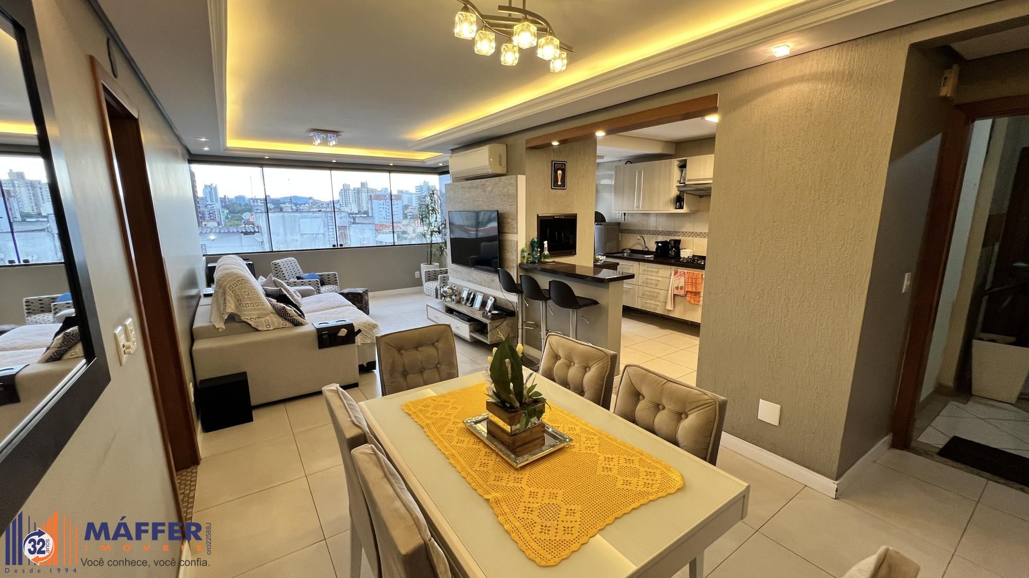Apartamento 3 Dormitórios com Vista Privilegiada – Conforto e Praticidade!