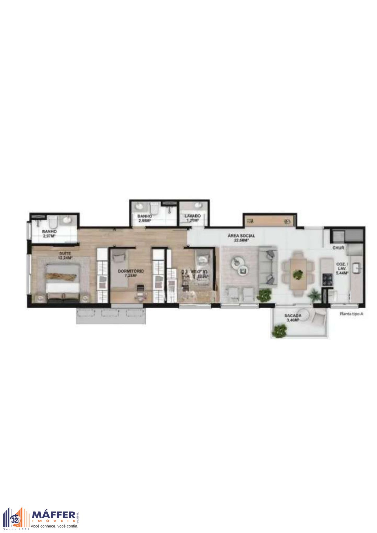 Apartamento, 3 quartos, 79 m² - Foto 8