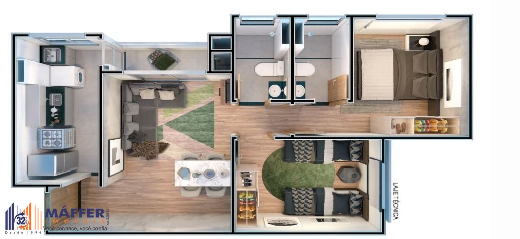 Apartamento, 2 quartos, 51 m² - Foto 17