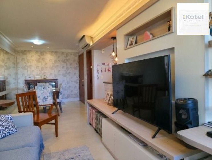 Apartamento  com 2 dormitórios, lavabo, banho social e churrasqueira integrada. — foto 3