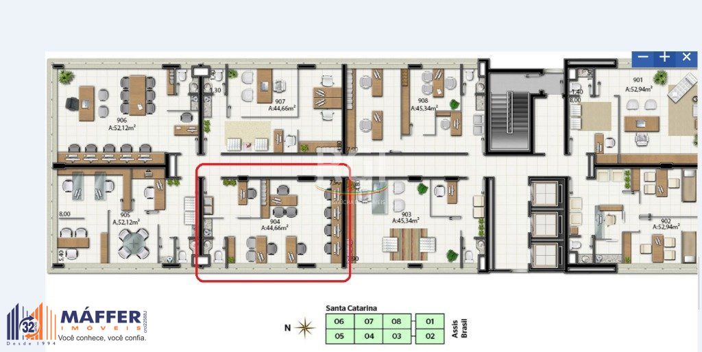 Sala-Conjunto, 44 m² - Foto 6
