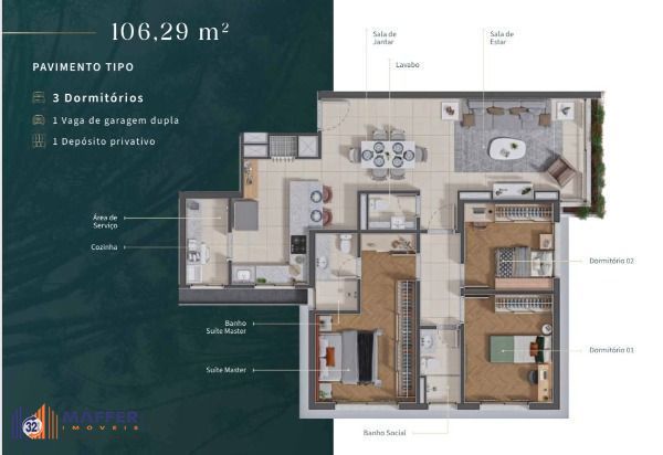 Apartamento, 3 quartos, 106 m² - Foto 14