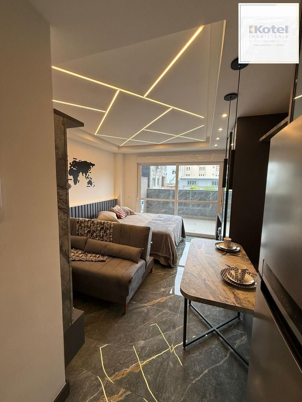 Loft garden finamente decorado e mobiliado a venda no condomínio Conect João Walig.