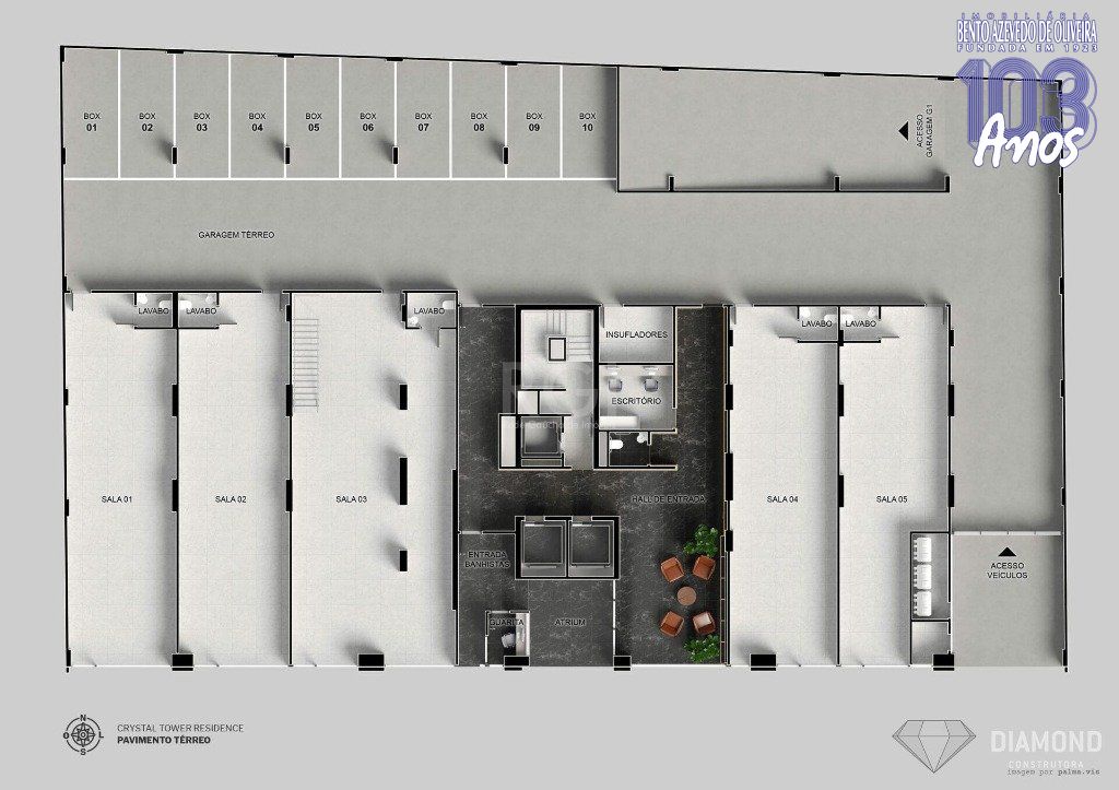 Loja-Salão, 73 m² - Foto 3