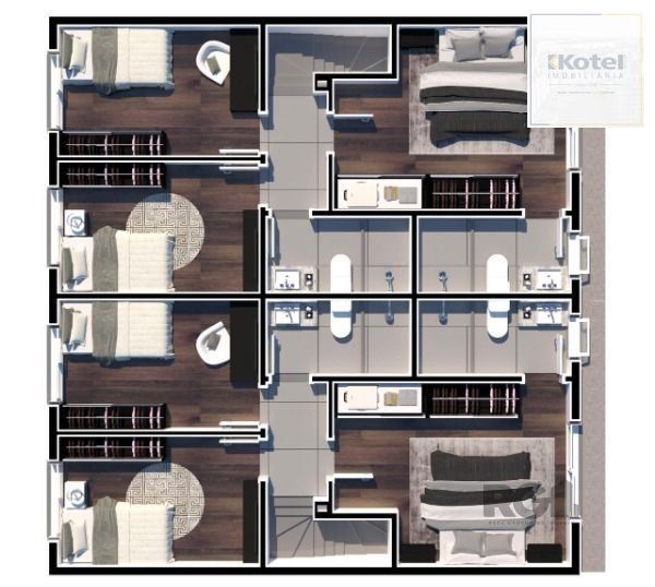 Casa em Porto Alegre, no bairro Campo Novo, com 3 dormitório(s), e 3 banheiros, à venda.