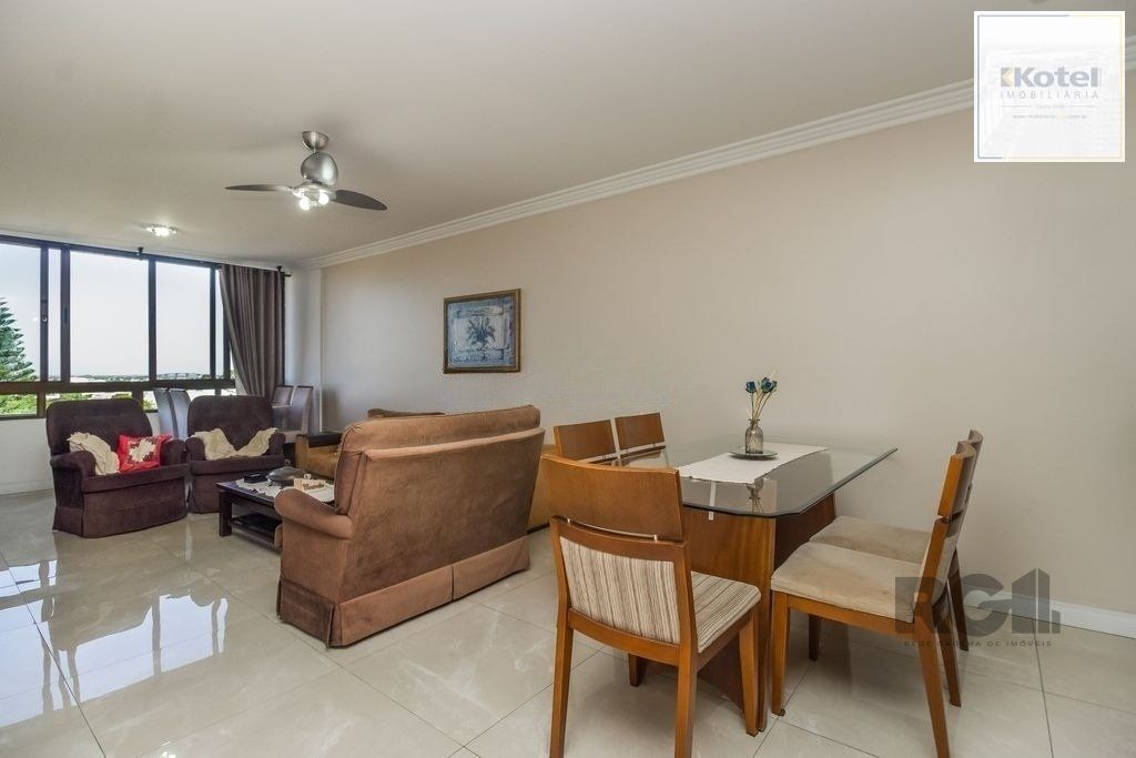 Excelente apartamento de 107 m² com 3 dormitórios e 2 vagas cobertas.