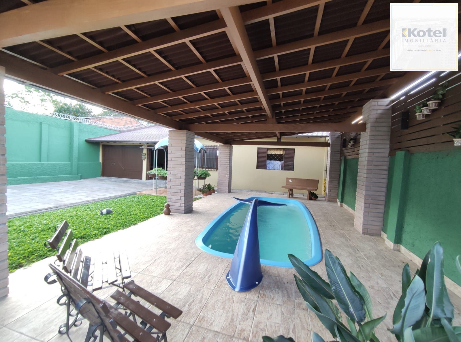 Casa Plana 3 quartos (1 suíte) churrasqueira e piscina coberta, Novo Hamburgo. — foto 5