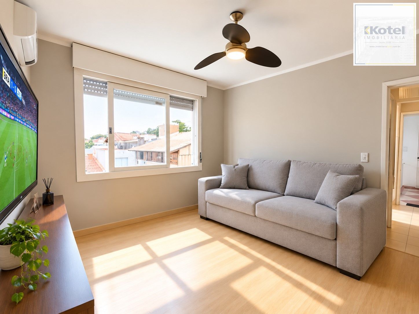Apartamento semi mobiliado de 1 quarto e 1 vaga coberta no bairro Higienópolis