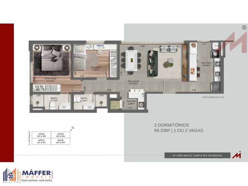Apartamento, 2 quartos, 97 m² - Foto 10
