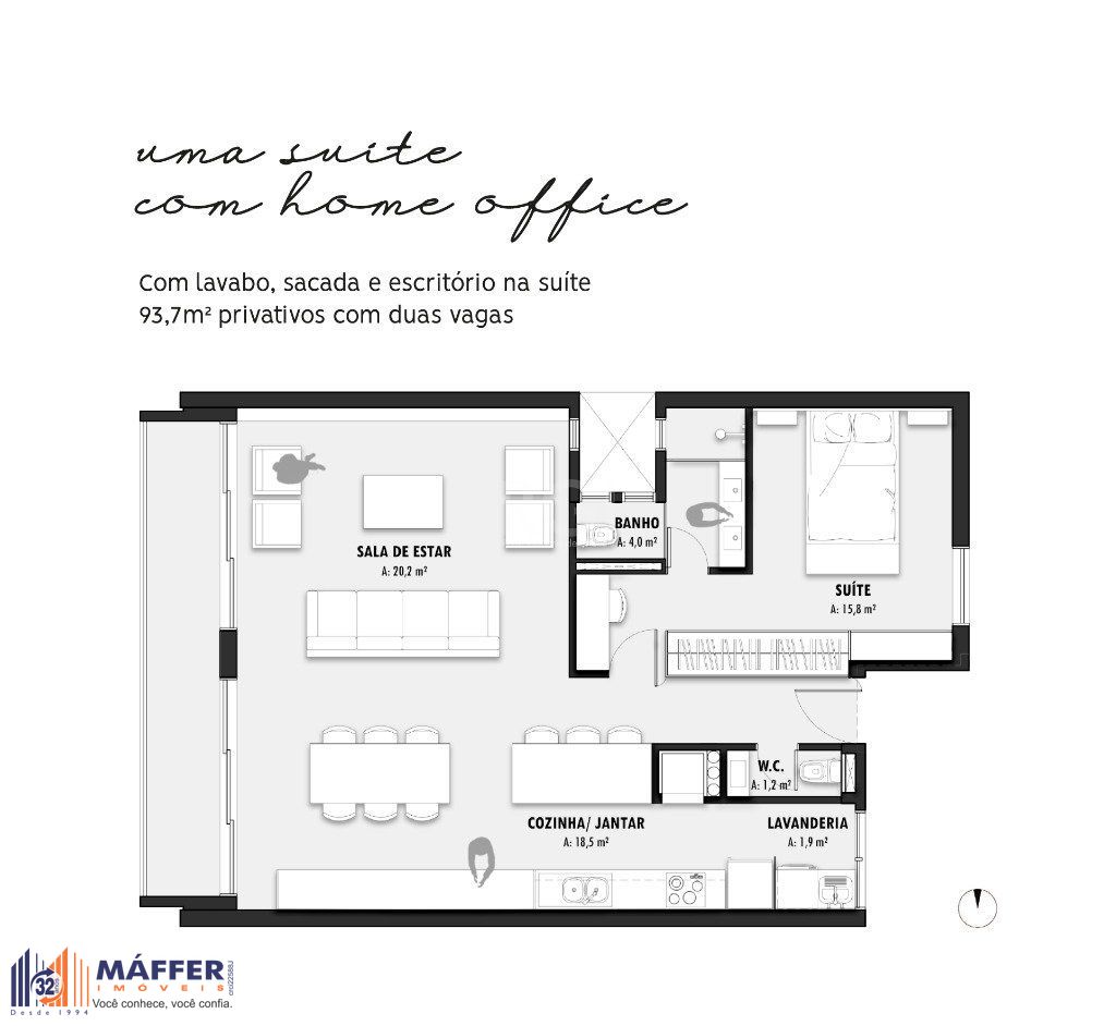 Apartamento, 2 quartos, 93 m² - Foto 8