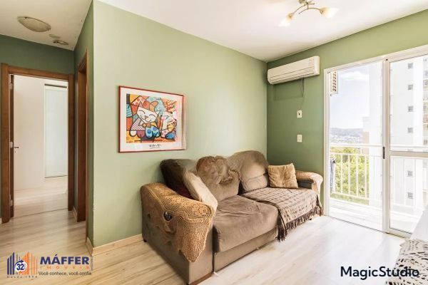 Apartamento à venda com 62m², 2 quartos e 1 vaga escriturada.