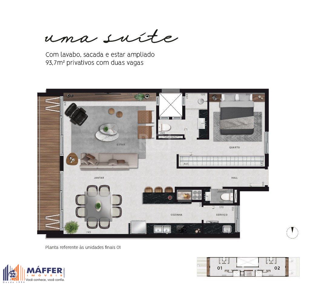 Apartamento, 2 quartos, 93 m² - Foto 7