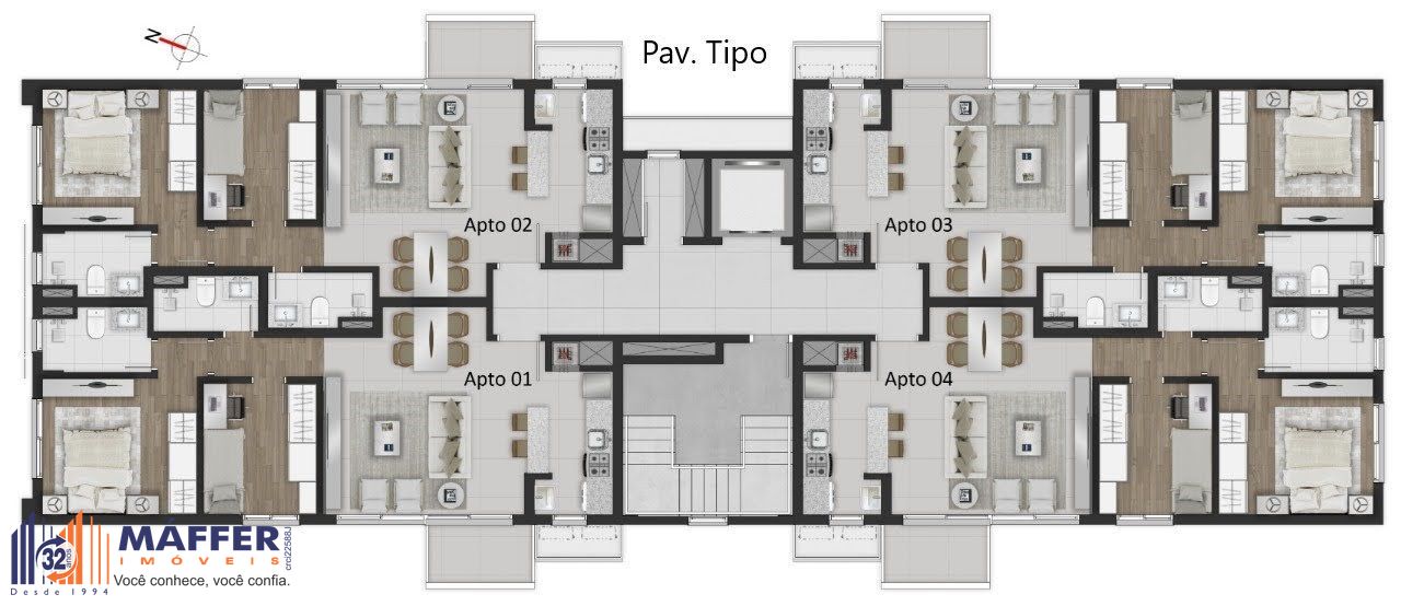Apartamento, 2 quartos, 70 m² - Foto 4