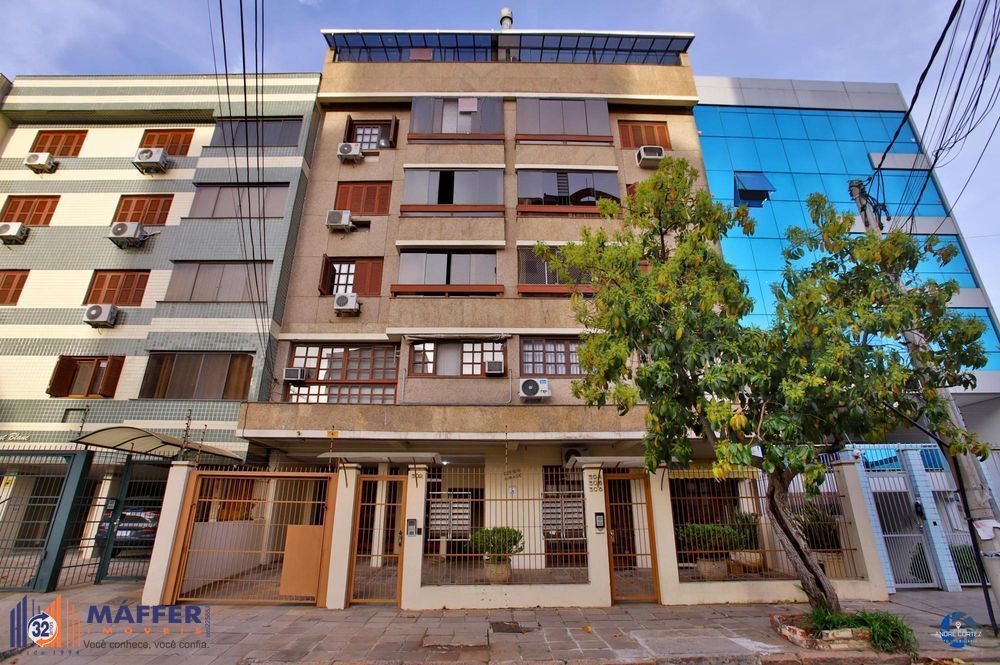 Apartamento 2 dormitórios, 1 vaga, churrasqueira e elevador no Cristo Redentor.