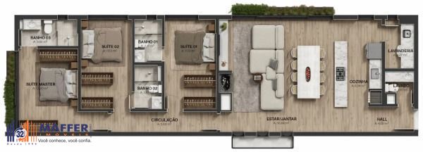 Apartamento, 3 quartos, 93 m² - Foto 4