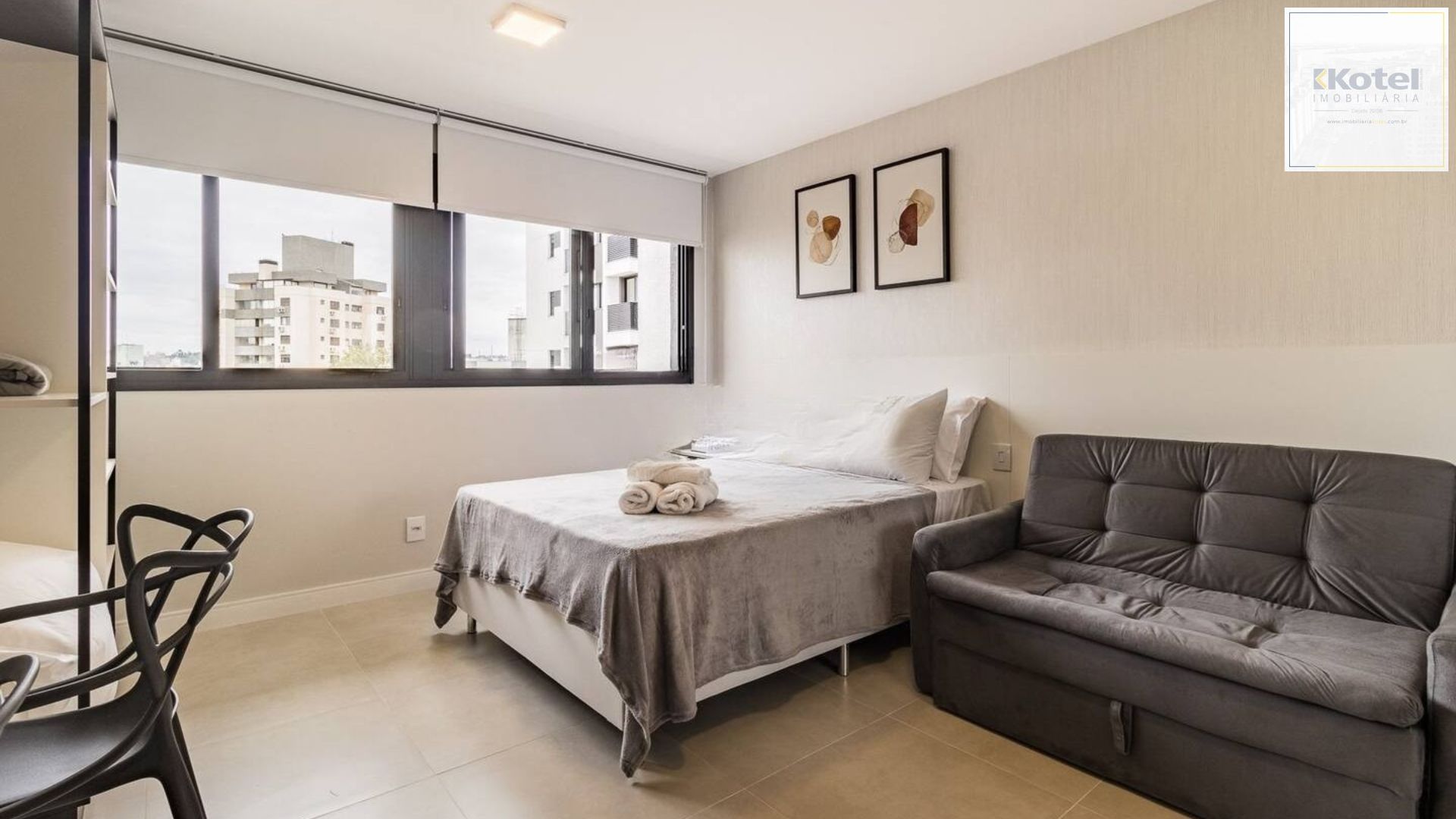 Studio completamente mobiliado e equipado, para comprar, localizado no GO Rio Branco
