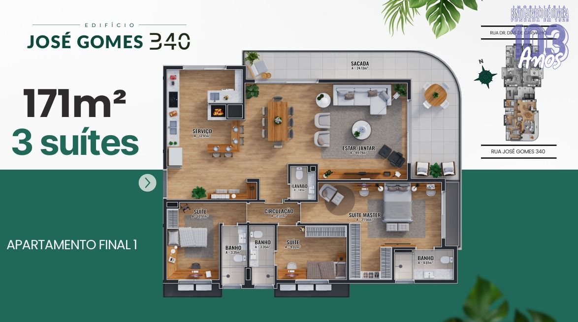 Apartamento, 2 quartos, 96 m² - Foto 8