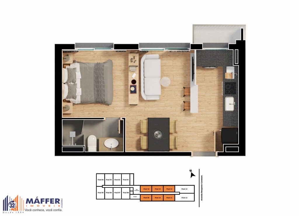 Casa, 1 quarto, 62 m² - Foto 17