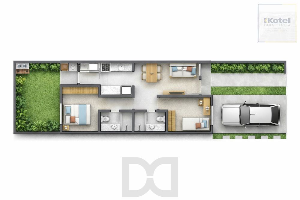 Casa, 2 quartos, à venda, 56 m², Aberta dos Morros - Porto Alegre — foto 2