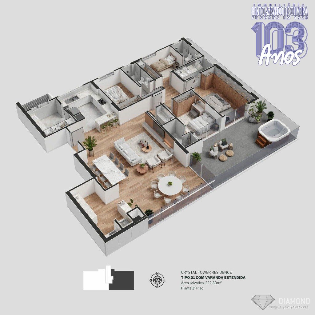 Apartamento, 4 quartos, 222 m² - Foto 30